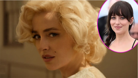 Dakota Johnson como Marilyn Monroe en Flesh Impact Dakota Johnson como Marilyn Monroe en Flesh Impact