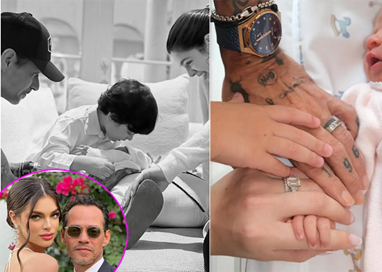 Marc Anthony y Nadia Ferreira tuvieron una niña