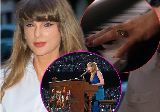 El anillo de boda de Taylor Swift se robó el show El anillo de boda de Taylor Swift se robó el show