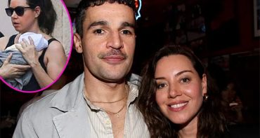 Aubrey Plaza ya tuvo a su baby con Christopher Abbott