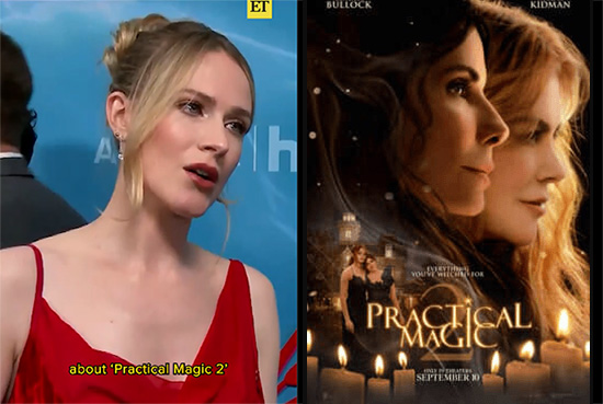 Evan Rachel Wood habla de Practical Magic 2 - ¿Por qué no la llamaron?
