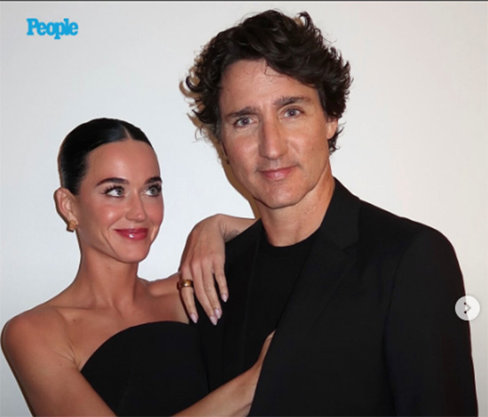 Katy Perry dice que Justin Trudeau es el amor de su vida Katy Perry dice que Justin Trudeau es el amor de su vida