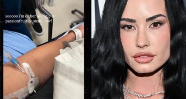 Demi Lovato hospitalizada por alergia